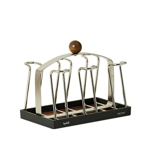 bydoll不锈钢桌面沥水架餐桌台面水杯咖啡杯耐用收纳架置物架