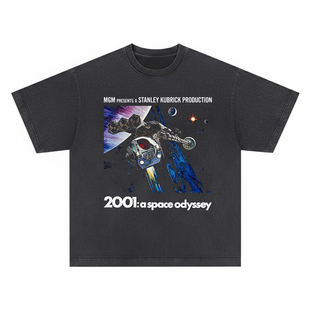 2001太空漫游短袖T恤A Space Odyssey斯坦利库布里克科幻电影男女