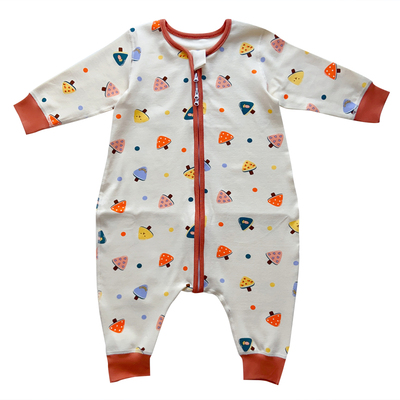 纯棉四季防踢宝宝睡袋秋冬连体衣