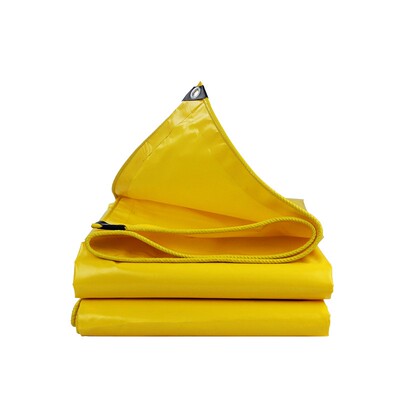 刀刮布篷布黄色帆布防尘耐磨加厚