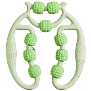 腿部按摩器神器九轮夹经络多功能滚夹腿肌肉瑜伽器滚轴疏通滚瘦腿
