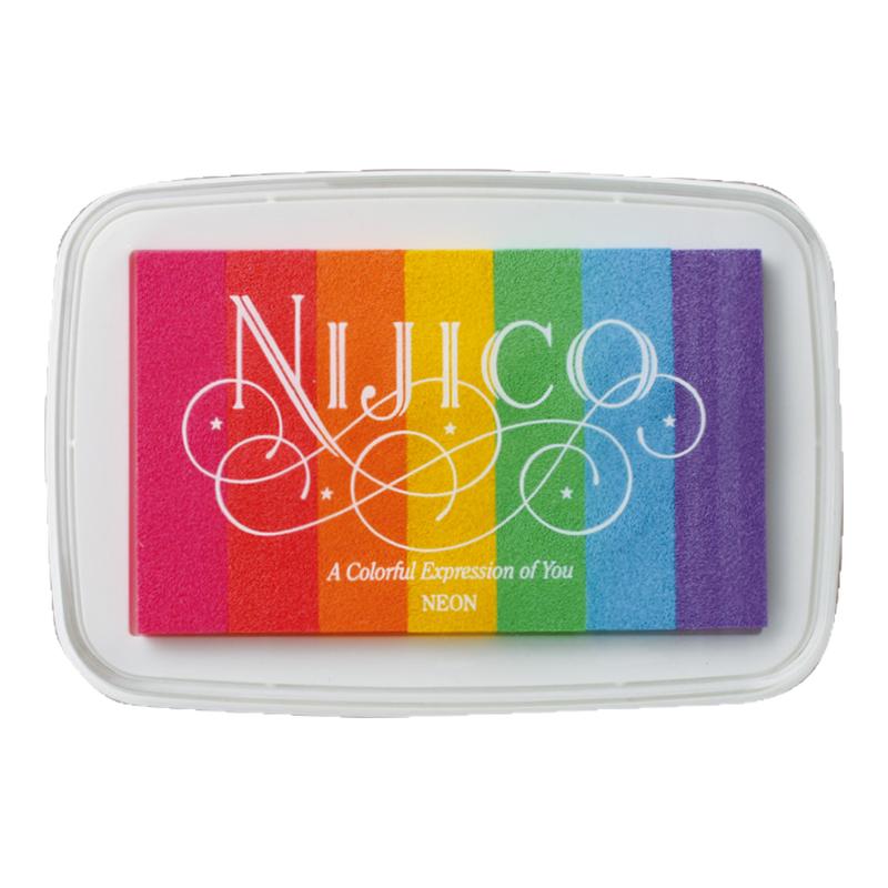 月猫Nijico渐变色印泥纸用层次