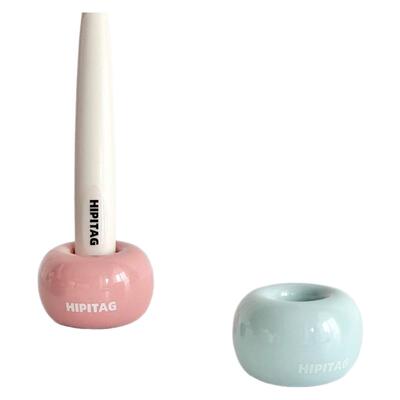 HIPITAG墩墩迷你牙刷架便携式套装免打孔牙刷架底座免打孔置物架