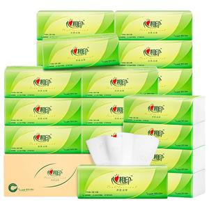 心相印茶语纸巾抽纸整箱心心相印大包卫生纸家用餐巾纸实惠面巾纸