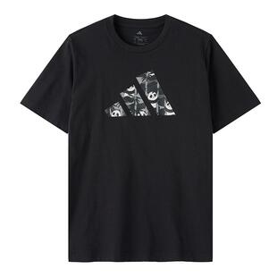 Adidas阿迪达斯男装2026夏季新款M PANDA C CAM T短袖T恤KB4849