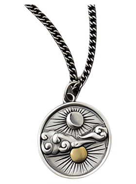 南风歌原创设计《朝暮》项链纯银项链爱情个性男女古风气质嘻哈