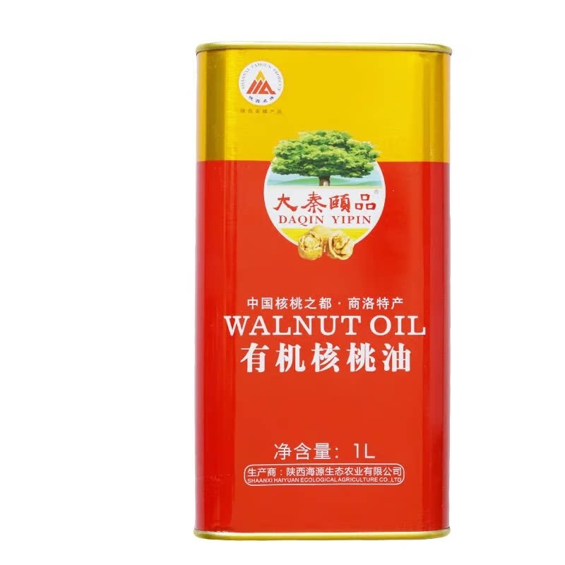 大秦颐品有机核桃油1L商洛特产