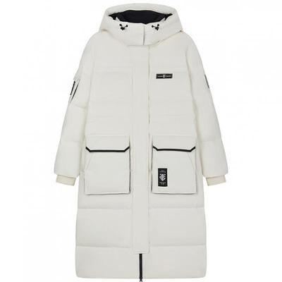 TeenieWeenie小熊女装羽绒服2025冬季新款保暖舒适中长款连帽外套