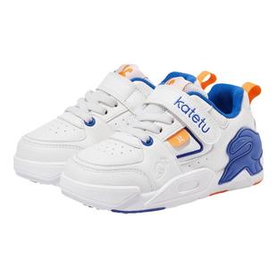 卡特兔儿童防滑板鞋男童2026春季新品女童小白鞋幼儿园运动鞋童鞋