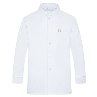 秋冬季加绒加厚厨师工作服长袖男女定制餐饮酒店饭店厨房保暖工装