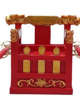 【属你发财】财神爷关公龙椅摆件