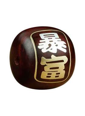 小叶紫檀木镶银铜桶形配珠配件