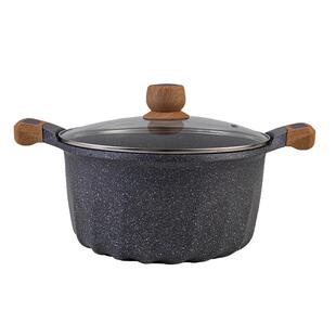 MGC麦饭石汤锅炖锅家用双耳锅泡面锅煮锅煲汤锅电磁炉燃气灶适用