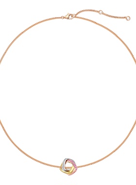 时尚气质高级感环环相扣项链