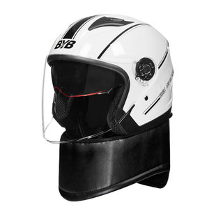 摩托车头盔2025新款冬电动车男女机车骑行安全帽防寒保暖四分之三