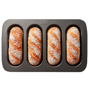 德国焙可美法棍模具早餐法式面包烤盘热狗烘焙蛋糕模具烤盘烤箱用