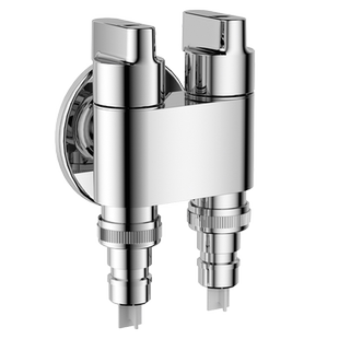 九牧洗衣机水龙头家用一分二接头分流器双出水龙头一进二出三通阀
