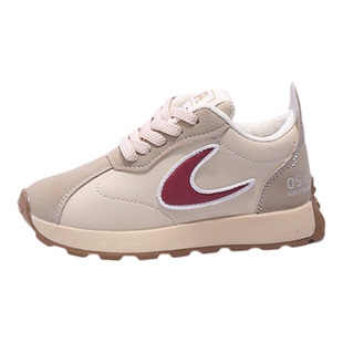 女童加绒板鞋2026秋冬二棉新款复古儿童老爹鞋男童防滑休闲运动鞋