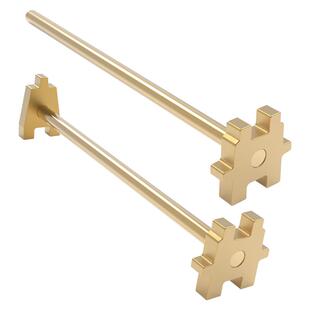 开油桶扳手轻型单头防爆开桶器铜制桶盖扳手 丝牙盖扳手200升大桶