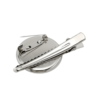 圆形别针胸针diy配件安全别针固定扣托盘圆盘底托卡扣针手工材料