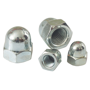 M4M6M10M16M20镀锌盖形螺母 盖帽装饰螺帽 圆头螺丝母 盖型螺母