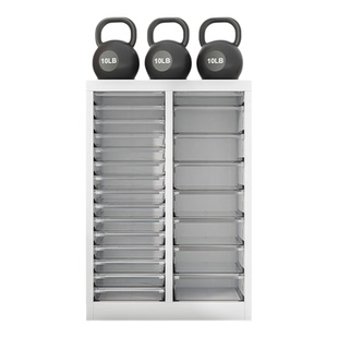 美甲收纳柜A4文件柜甲油胶罐装胶带隔板平底化妆品布样美彩妆烘焙