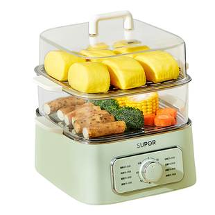 苏泊尔电蒸锅家用三层蒸煮炖一体小型电蒸箱蒸笼多功能早餐机正品