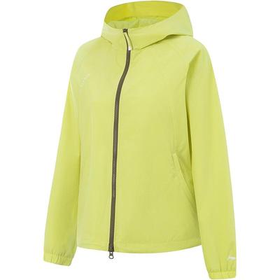 李宁连帽女运动风衣运动服