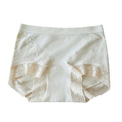 女士内裤全棉2025新款无痕侧面无缝一体包臀提臀桑蚕丝抗菌三角裤