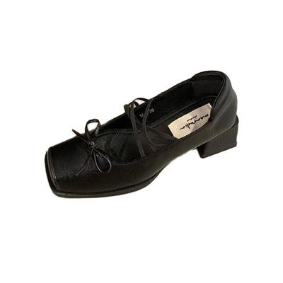 黑色中跟浅口单鞋|497人收藏