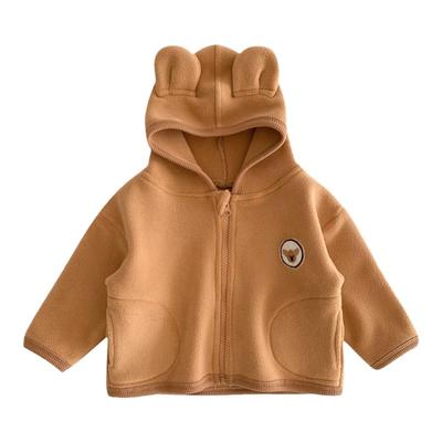 sarakids宝宝冬装双面奥利绒外套