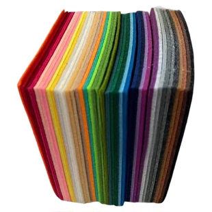 加厚2mm不织布diy手工自制发夹垫片配件幼儿童手工创意不织布材料