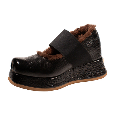 ShānRen羊羔毛芭蕾鞋增高8.0CM