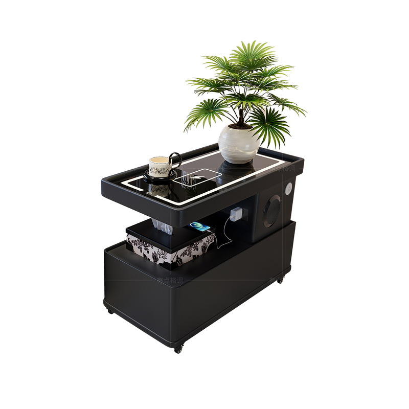 可移动边柜小户型现代简约茶几轻奢客厅意式极简新款沙发边几推车