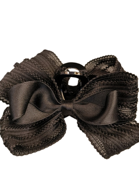 高级感气质优雅发抓多层飘带