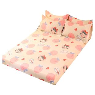 全棉斜纹床笠香港尺寸全包床垫罩保护套fitted sheet set纯棉床包
