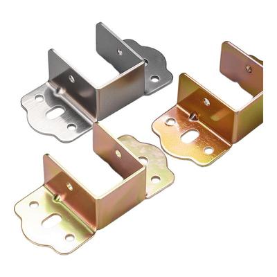 床关铰U形床挡实木床横梁托架床插挂勾配件插扣床板固定承重加固