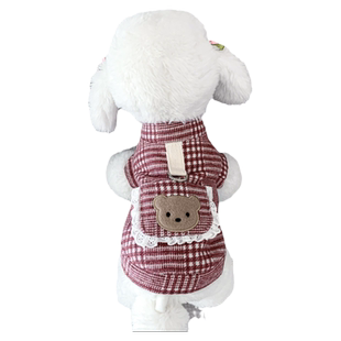 狗狗冬天衣服秋冬牵引冬装情侣宠物保暖马甲公主可爱裙子猫咪冬季