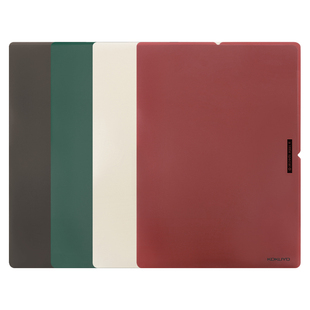 日本国誉KOKUYO一米新纯单片文件夹套装A4纸L型塑料插页文件袋档案资料试卷整理收纳资料夹试卷夹插页文件袋