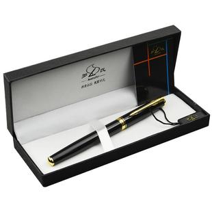 罗氏金属签字笔重手感水笔免费刻字宝珠笔企业商务礼品定制logo办公学生广告年会送礼碳素中性笔礼盒套装订制