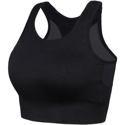 骆驼背心式专业bra网纱瑜伽内衣