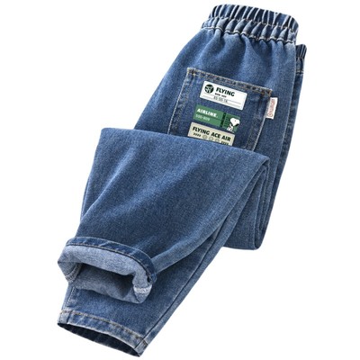 史努比长裤牛仔裤儿童裤子春秋装