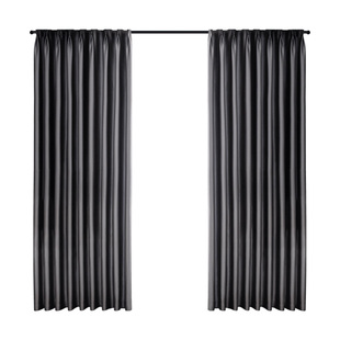 卧室全遮光窗帘定制加厚简约现代客厅隔热短帘100%遮阳布成品特价