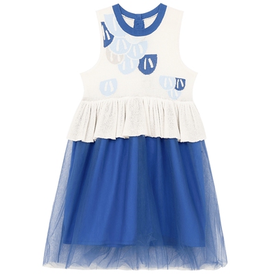 春夏女童公主可爱网纱背心连衣裙 erdosKIDS鄂尔多斯童装