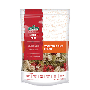 orgran无麸质大米蔬菜螺旋意大利面无小麦素食 gluten free pasta