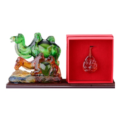 正品集雅轩宋韶光吉祥物2026年宋大师马年琉璃宋绍光生肖摆件挂件