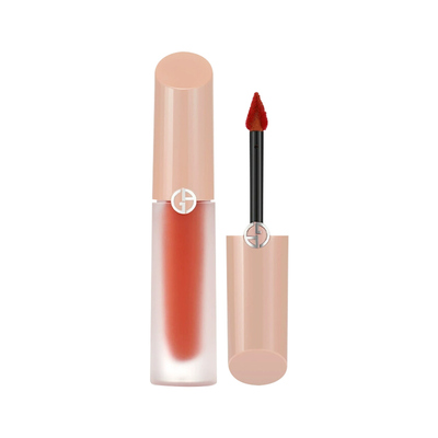 【自营】【情人节礼物】阿玛尼红管缎光唇釉裸粉#14小粉盖口红4ml