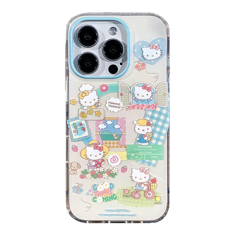 九点半奶油磁吸kt春游日记双层磁吸支架适用于苹果17promax/16PM手机壳iPhone17Pro/15pro全包可