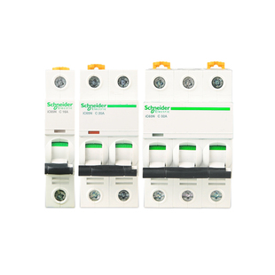 施耐德正品IC65N小型家用断路器C10A空气开关1P2P3P4P空开16A63A