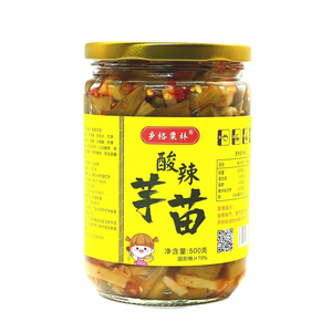 开盖即食酸芋苗芋头梗